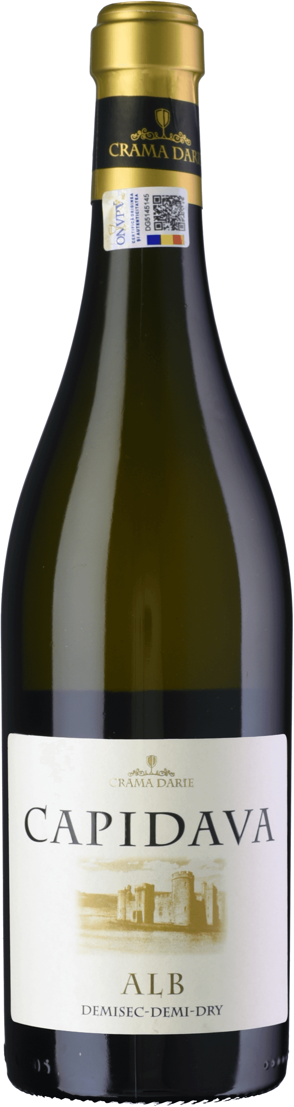 Sticlă de vin Capidava Alb 2024, Chardonnay, Fetească Regală, Tămâioasă Românească, 2024